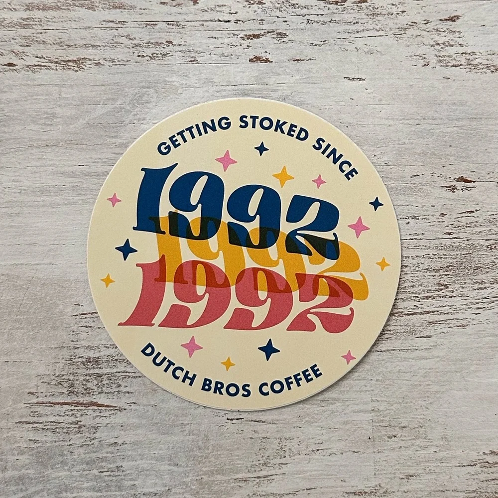 Dutch Bros 1992 Sticker